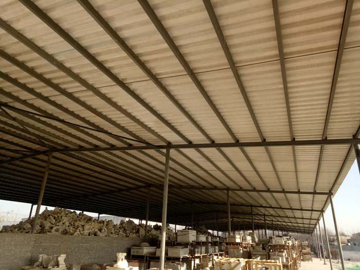 北京客戶訂購(gòu)我公司玻纖鎂質(zhì)凝膠防腐防火瓦制品04